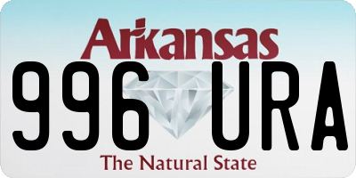 AR license plate 996URA