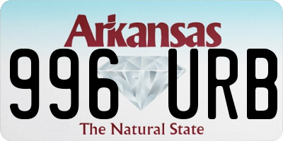 AR license plate 996URB