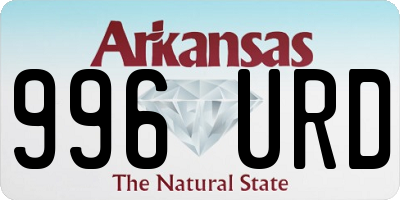 AR license plate 996URD