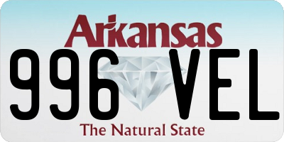 AR license plate 996VEL
