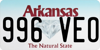 AR license plate 996VEO