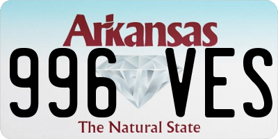 AR license plate 996VES