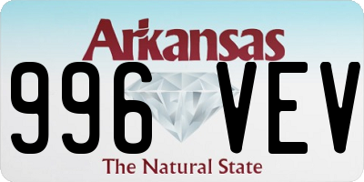 AR license plate 996VEV