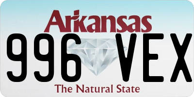 AR license plate 996VEX