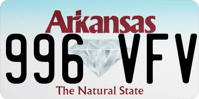 AR license plate 996VFV