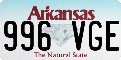 AR license plate 996VGE