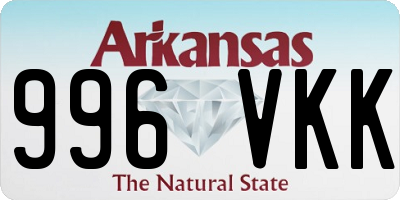 AR license plate 996VKK