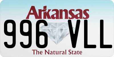 AR license plate 996VLL