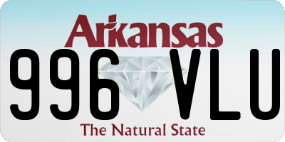 AR license plate 996VLU