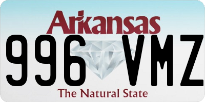 AR license plate 996VMZ