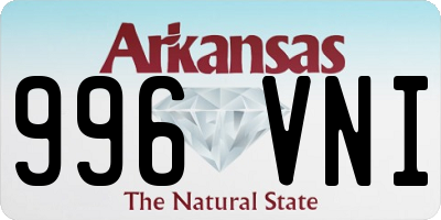 AR license plate 996VNI