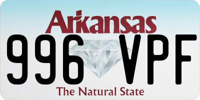 AR license plate 996VPF