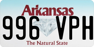 AR license plate 996VPH