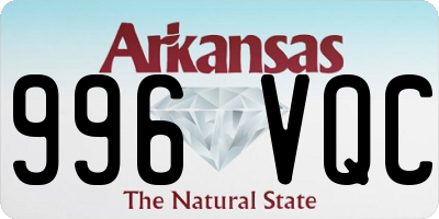 AR license plate 996VQC