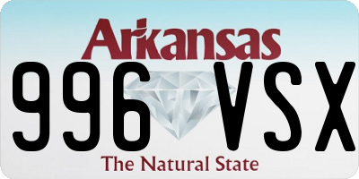 AR license plate 996VSX
