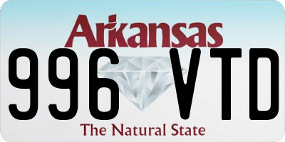 AR license plate 996VTD