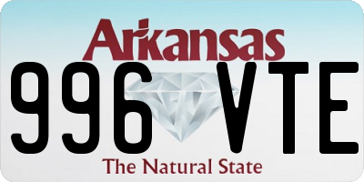 AR license plate 996VTE