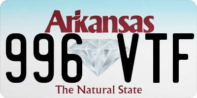 AR license plate 996VTF