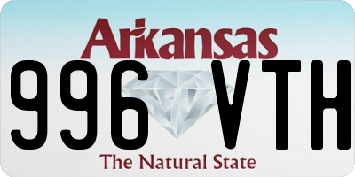 AR license plate 996VTH