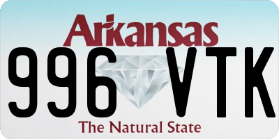 AR license plate 996VTK