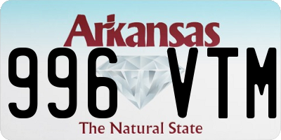 AR license plate 996VTM