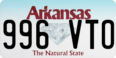 AR license plate 996VTO