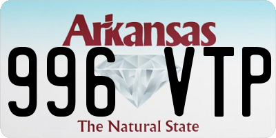 AR license plate 996VTP