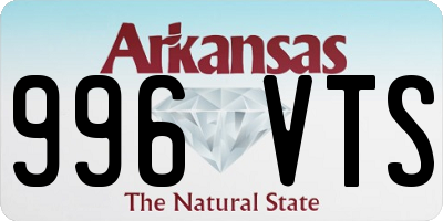AR license plate 996VTS
