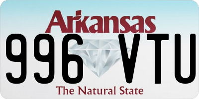 AR license plate 996VTU