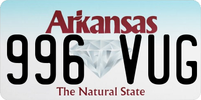 AR license plate 996VUG