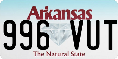 AR license plate 996VUT