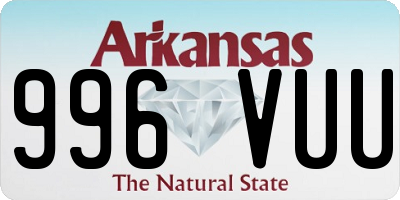 AR license plate 996VUU