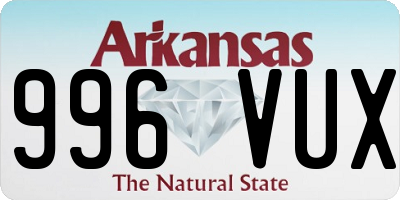 AR license plate 996VUX