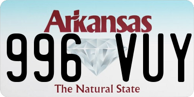 AR license plate 996VUY