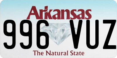 AR license plate 996VUZ