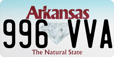 AR license plate 996VVA