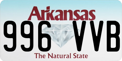 AR license plate 996VVB