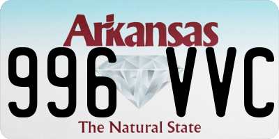 AR license plate 996VVC