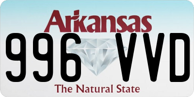 AR license plate 996VVD