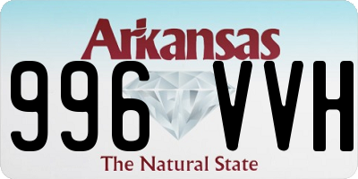AR license plate 996VVH