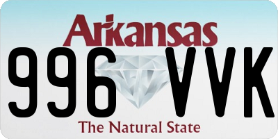AR license plate 996VVK