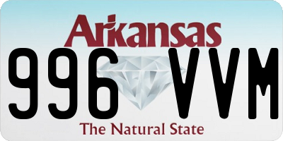 AR license plate 996VVM