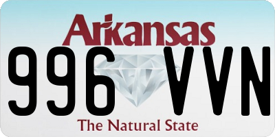 AR license plate 996VVN