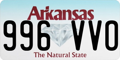 AR license plate 996VVO