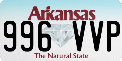 AR license plate 996VVP