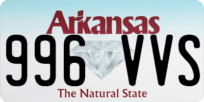 AR license plate 996VVS