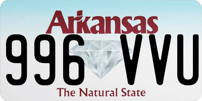 AR license plate 996VVU