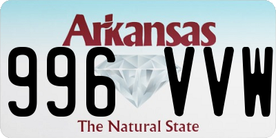 AR license plate 996VVW