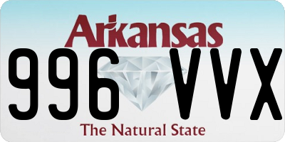 AR license plate 996VVX
