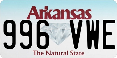 AR license plate 996VWE